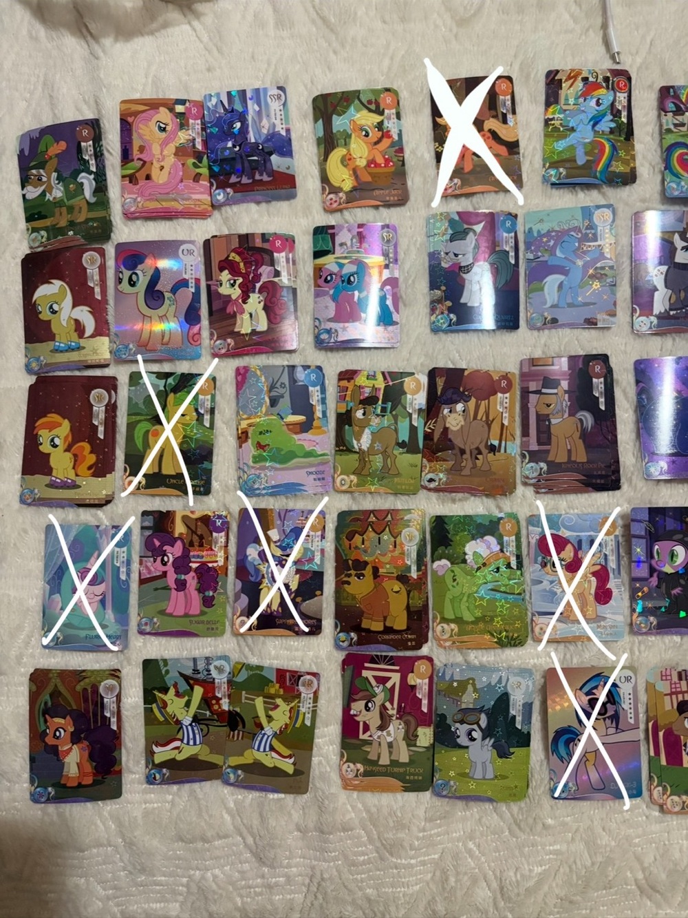 read description- Assorted My Little Pony Kayou trading cards. 50 card lot